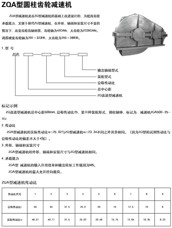 ZQA型圓柱齒輪減速機(jī)14