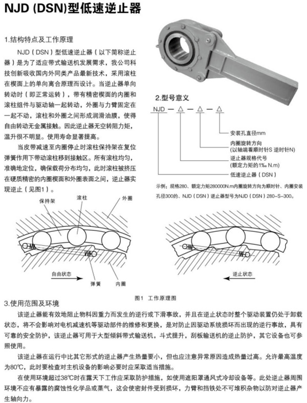 NJD(DSN)型低速逆止器45